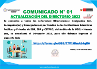 ACTUALIZACIÓN DEL DIRECTORIO 2022