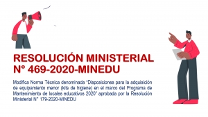 RESOLUCIÓN MINISTERIAL N° 469-2020-MINEDU