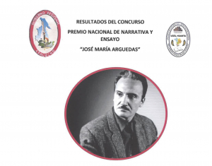 RESULTADO DEL CONCURSO PREMIO NACIONAL DE NARRATIVA Y ENSAYO "JOSE MARIA ARGUEDAS"