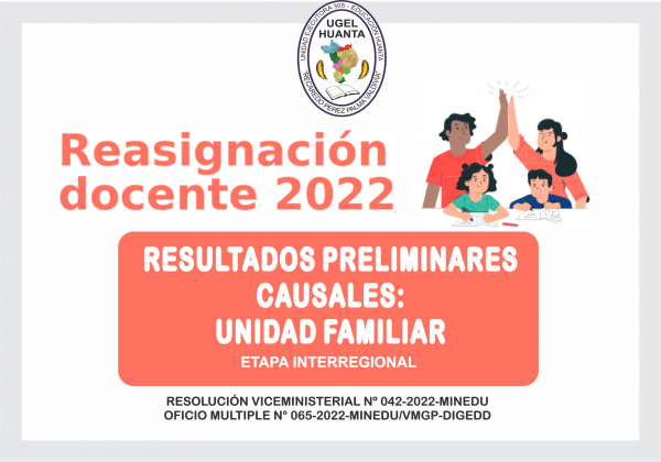 ETAPA INTERREGIONAL CAUSALES DE: UNIDAD FAMILIAR